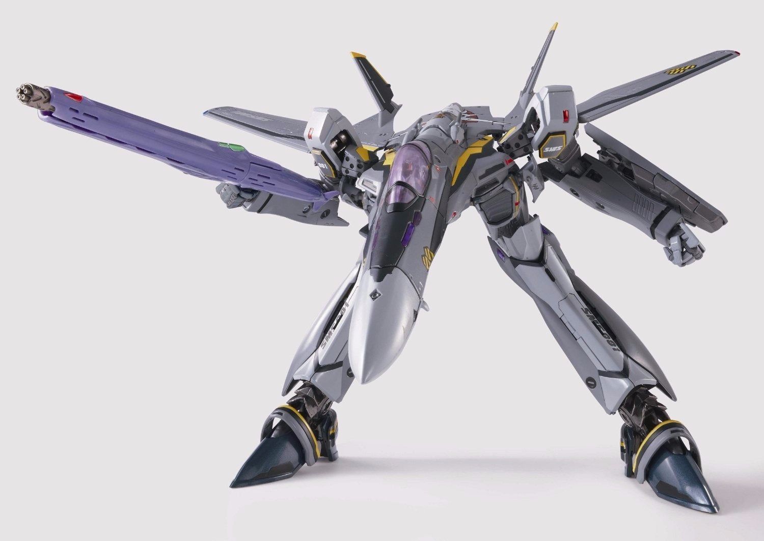 Dx Chogokin Macross F Vf-25s Messiah Valkyrie Ozma Custom Renewal Ver Bandai- Japan Figure Store - #1 Bring To You The Best Japanese Goods