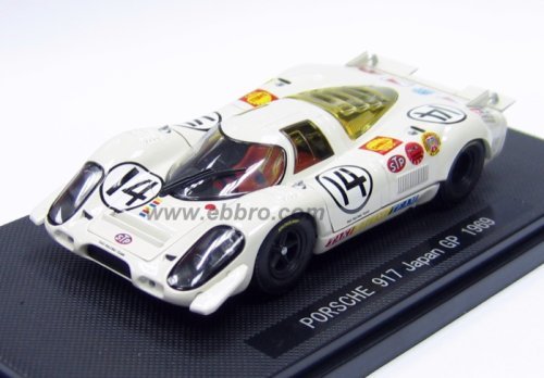 Ebbro Porsche 917 Short Tail Japan Gp 1969 No.14 (White) 1/43 Diecast Scale Cars- Japan Figure Store - #1 Bring To You The Best Japanese Goods