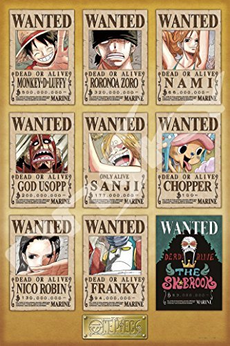 Ensky 1000Pc Jigsaw Puzzle One Piece Wanted Posters 50x75cm- Japan Figure Store - #1 Bring To You The Best Japanese Goods
