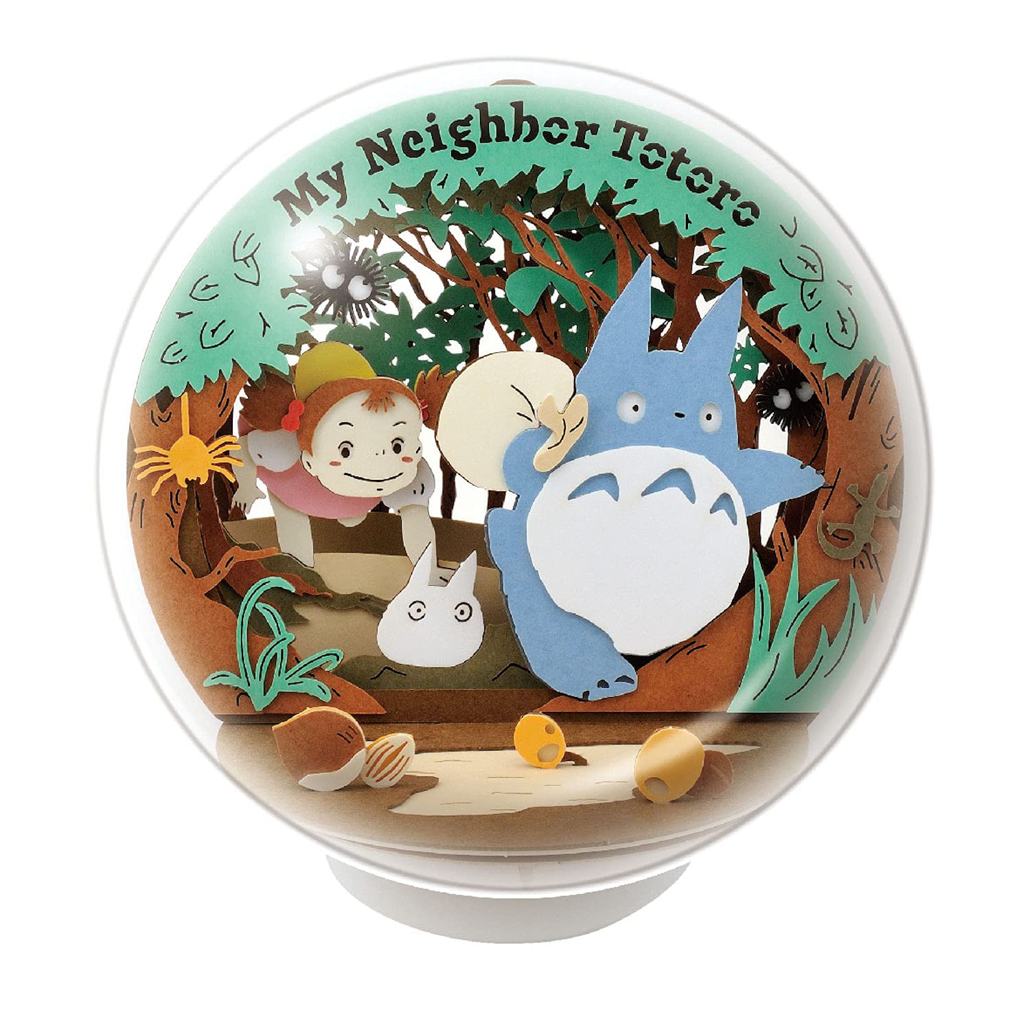 Ensky My Neighbor Totoro Secret Tunnel Paper Theater - Ball- Japan Figure Store - #1 Bring To You The Best Japanese Goods