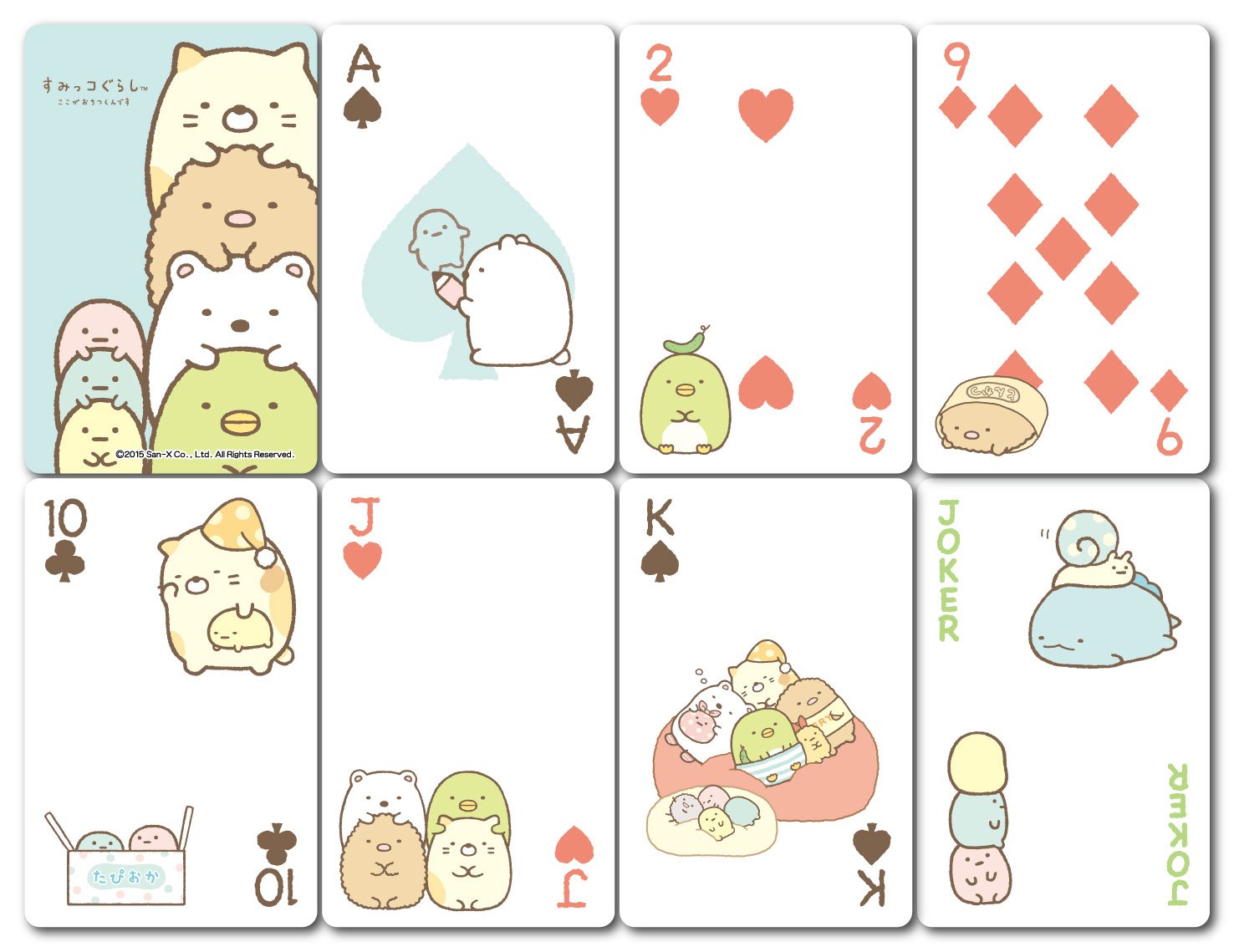ENSKY Playing Cards Sumikko Gurashi- Japan Figure Store - #1 Bring To You The Best Japanese Goods