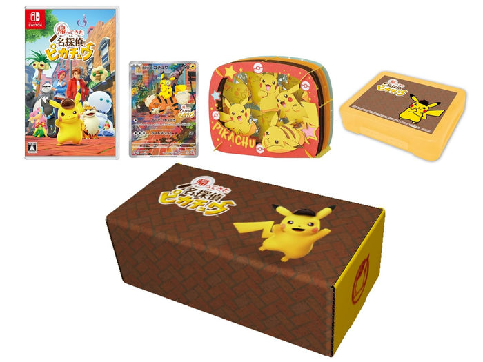 Pokémon Detective Pikachu Return For Nintendo Switch + Pikachu promo + Pikachu Paper Theater- Japan Figure Store - #1 Bring To You The Best Japanese Goods