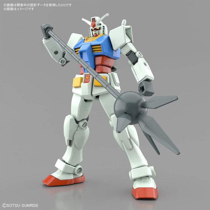 BANDAI Entry Grade 1/144 Rx-78-2 Gundam Full Weapon Set Plastic Model- Japan Figure Store - #1 Bring To You The Best Japanese Goods