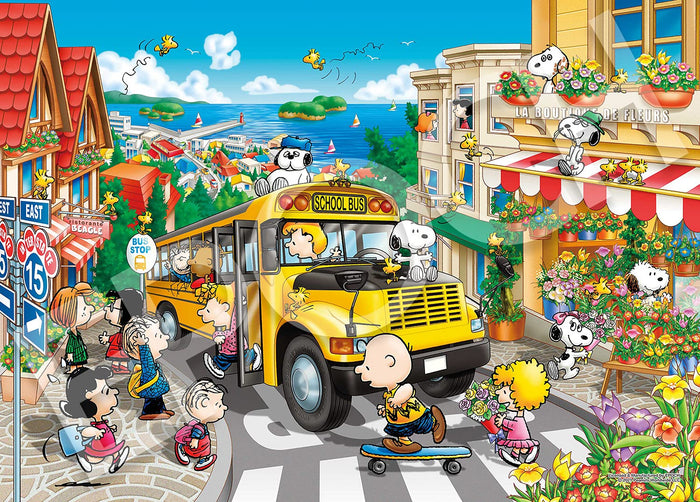 Epoch 2000pc Peanuts Happy School Bus Jigsaw Puzzle (38X53cm)- Japan Figure Store - #1 Bring To You The Best Japanese Goods