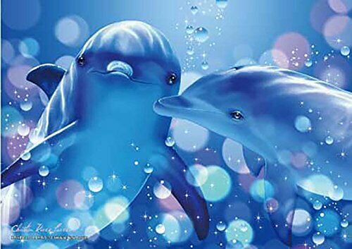 Epoch 216-piece Jigsaw Puzzle Lassen Kit Swing Dolphins Small Piece- Japan Figure Store - #1 Bring To You The Best Japanese Goods
