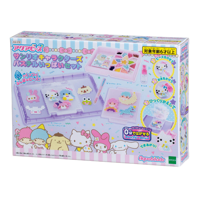 Epoch Aq-S78 Sanrio Characters Pastel Full Set Aqua Beads- Japan Figure Store - #1 Bring To You The Best Japanese Goods