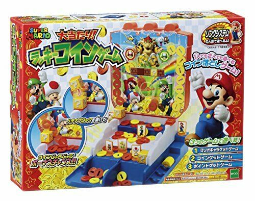 Epoch Super Mario Jackpot! Lucky Coin Game - Japan Figure