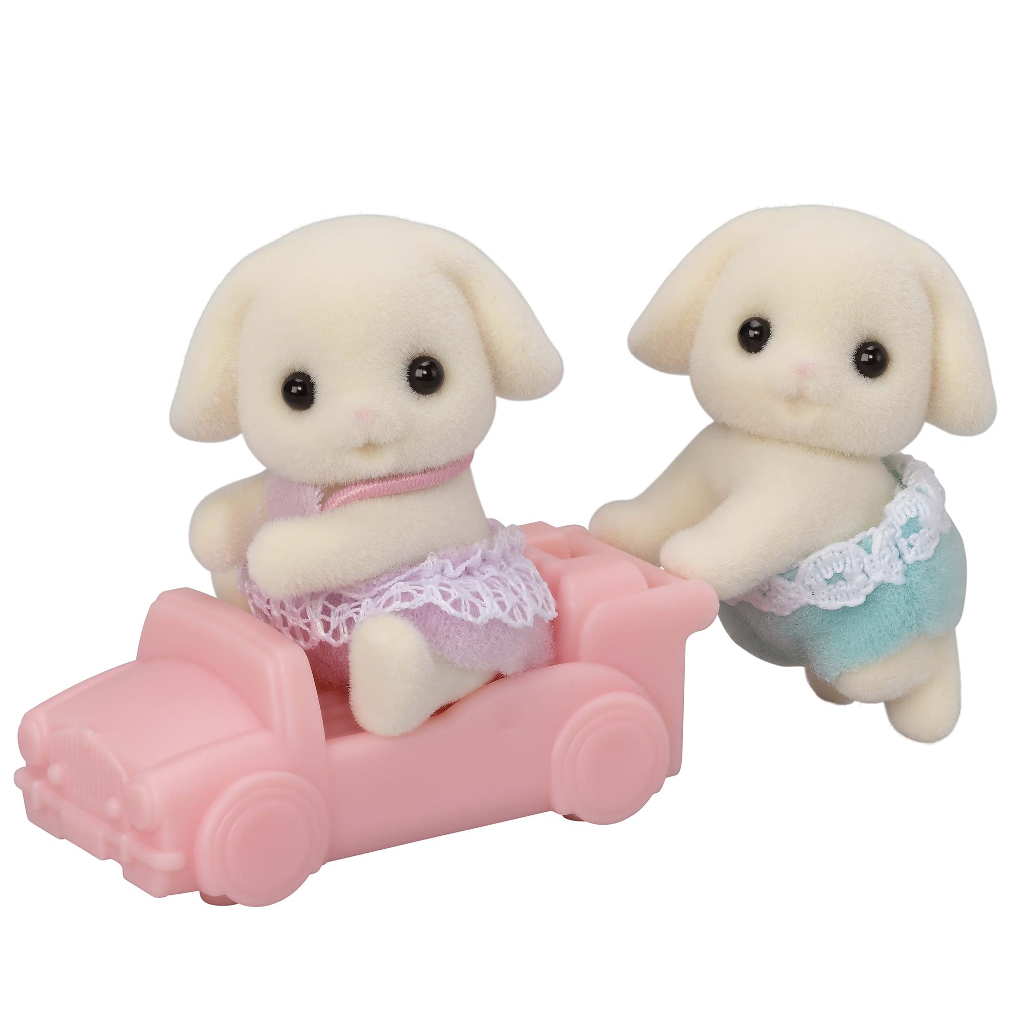 Epoch Flora Rabbit Twins Sylvanian Families Doll U-104 Age 3+ Suitable Dollhouse Toy- Japan Figure Store - #1 Bring To You The Best Japanese Goods