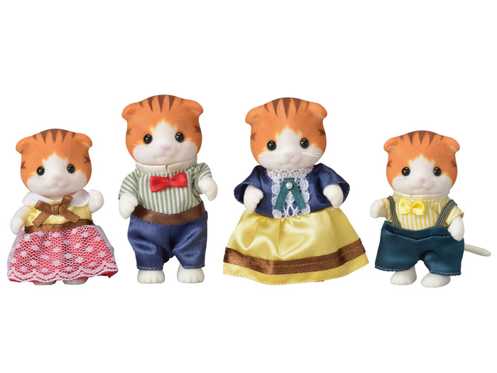 Epoch Sylvanian Families Maple Cat Family Doll FS-30- Japan Figure Store - #1 Bring To You The Best Japanese Goods