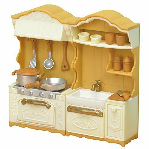 Epoch Sylvanian Families Furniture Kitchen Stove Sink Set Mosquito - Japan Figure