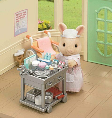 Epoch Sylvanian Families Shop Longing Nurse Set H-13- Japan Figure Store - #1 Bring To You The Best Japanese Goods