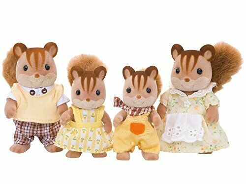 Epoch Walnut Squirrel Family Sylvanian Families - Japan Figure