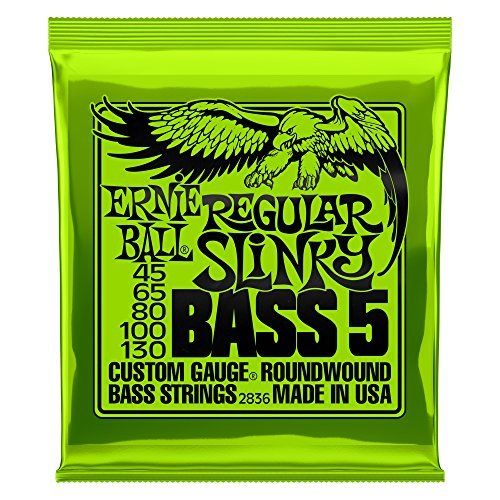 Ernie Ball Base String 5 String Regular 45-130 2836 Regular Slinky Bass 5- Japan Figure Store - #1 Bring To You The Best Japanese Goods