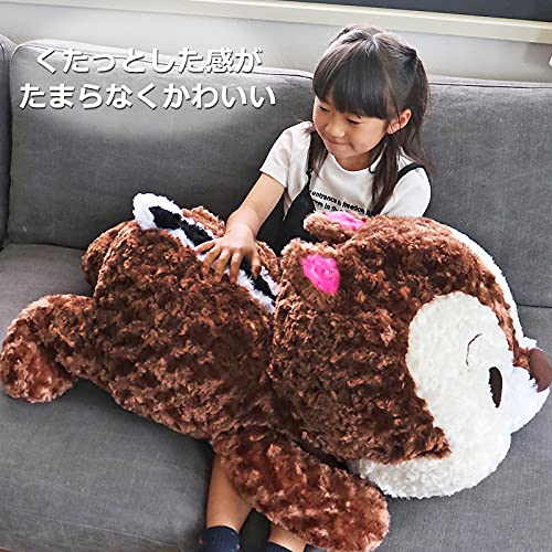 Disney Winnie The Pooh Big Kuttari XL Hug Pillow Minion Snoopy Stuffed Animals- Japan Figure Store - #1 Bring To You The Best Japanese Goods