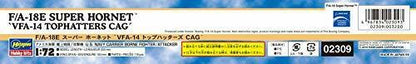 F/a-18e Super Hornet 'vfa-14 Tophatters Cag' Plastic Model- Japan Figure Store - #1 Bring To You The Best Japanese Goods
