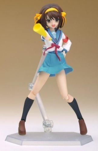 Figma 002 The Melancholy Of Haruhi Suzumiya Haruhi School Uniform Ver. Figure- Japan Figure Store - #1 Bring To You The Best Japanese Goods