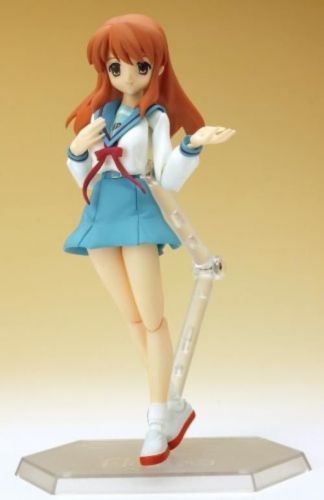 Figma 006 The Melancholy Of Suzumiya Haruhi Mikuru Asahina School Uniform Ver.- Japan Figure Store - #1 Bring To You The Best Japanese Goods