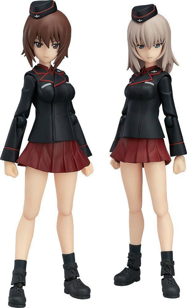 Figma 332 Girls Und Panzer Maho Nishizumi & Erika Itsumi Set Figure Max Factory- Japan Figure Store - #1 Bring To You The Best Japanese Goods