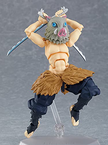 Figma Demon Blade Inosuke Hashibira Non-Scale Abs Pvc Painted Movable Figure Normal Edition- Japan Figure Store - #1 Bring To You The Best Japanese Goods