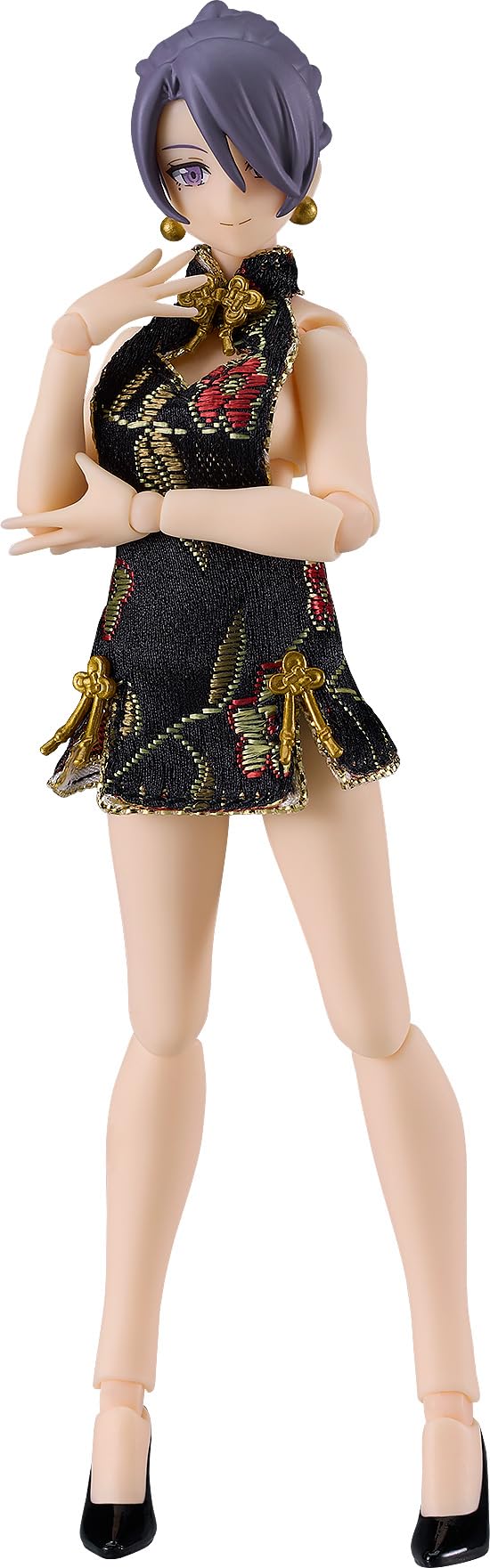 Max Factory Figma Mika Black China Dress Miniskirt Figure- Japan Figure Store - #1 Bring To You The Best Japanese Goods