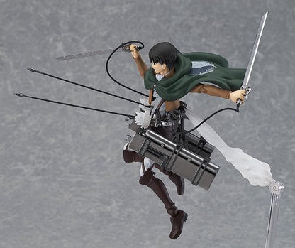 Max Factory Figma Attack On Titan Levi 200304 Non-scale Abs & Pvc Pre-painted Movable Figure- Japan Figure Store - #1 Bring To You The Best Japanese Goods