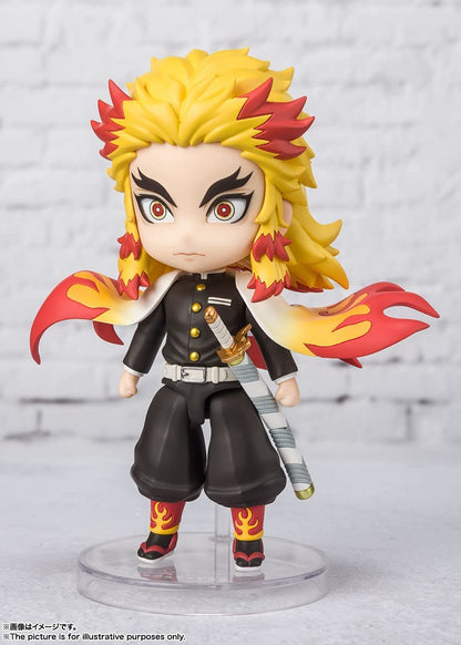 BANDAI Figuarts Mini Kyojuro Rengoku -Flame Breathing- Figure Demon Slayer: Kimetsu No Yaiba- Japan Figure Store - #1 Bring To You The Best Japanese Goods