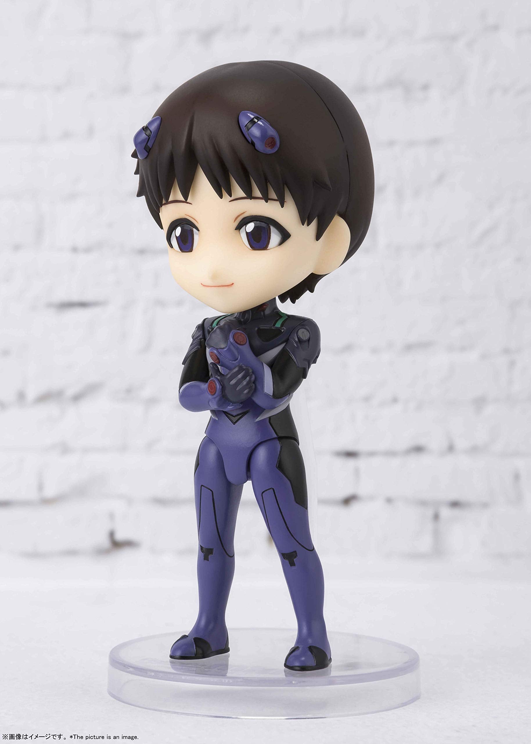 Bandai Spirits Figuarts Mini Evangelion Shinji Ikari 90mm PVC ABS Figure- Japan Figure Store - #1 Bring To You The Best Japanese Goods