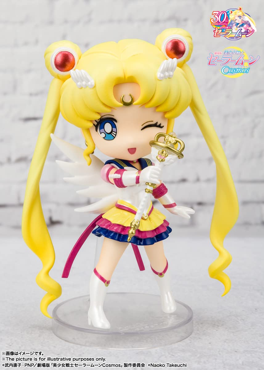 BANDAI Figuarts Mini Eternal Sailor Moon -Cosmos Edition- Sailor Moon Cosmos- Japan Figure Store - #1 Bring To You The Best Japanese Goods