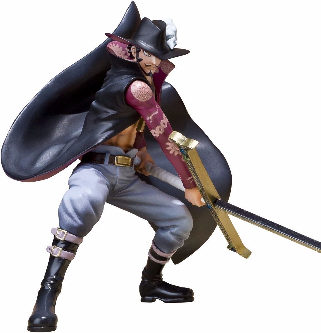 Figuarts Zero One Piece Dracule Mihawk Battle Ver Pvc Figure Bandai- Japan Figure Store - #1 Bring To You The Best Japanese Goods
