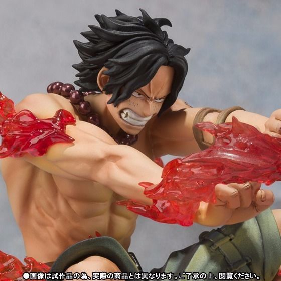 Figuarts Zero One Piece Portgas D Ace Battle Ver Crossfire Pvc Figure Bandai - Japan Figure
