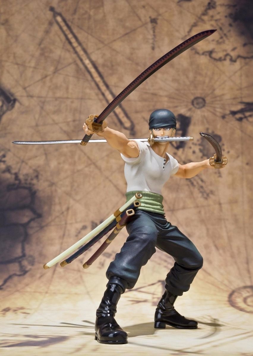 Figuarts Zero One Piece Roronoa Zoro Battle Ver Pvc Figure Bandai- Japan Figure Store - #1 Bring To You The Best Japanese Goods