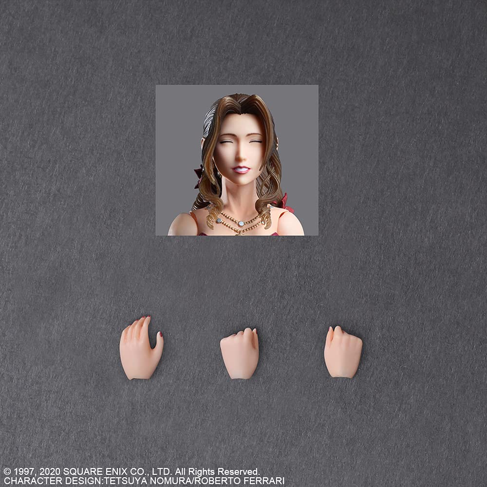 Final Fantasy Vii Remake Play Arts Kai Aerith Gainsborough Dress Ver. Pvc Pre-Painted Action Figure- Japan Figure Store - #1 Bring To You The Best Japanese Goods