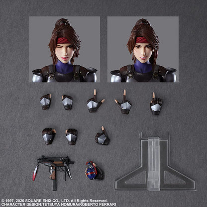 Square Enix Final Fantasy Vii Remake Play Arts Kai Jesse & Bike Pvc Painted Action Figure - Made In Japan- Japan Figure Store - #1 Bring To You The Best Japanese Goods
