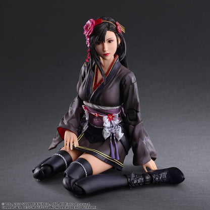 Final Fantasy Vii Remake Play Arts Kai Tifa Lockhart Exotic Dress Ver. Pvc Pre-Painted Action Figure- Japan Figure Store - #1 Bring To You The Best Japanese Goods
