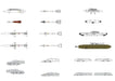 FINE MOLDS 1/72 Us Military Aircraft Missile Set 2 60'S 70'S Plastic Model- Japan Figure Store - #1 Bring To You The Best Japanese Goods