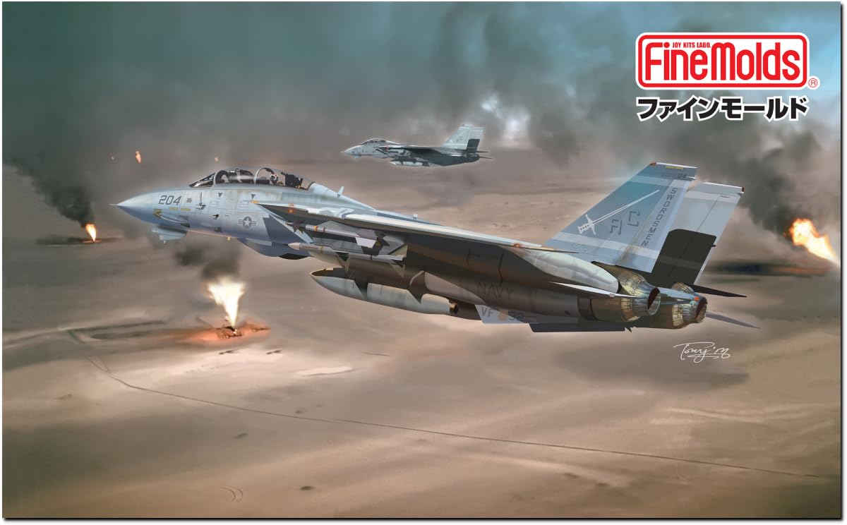 Fine Molds 1/72 F-14A Tomcat Gulf War Aircraft Model Fp53 - Made In Japan- Japan Figure Store - #1 Bring To You The Best Japanese Goods