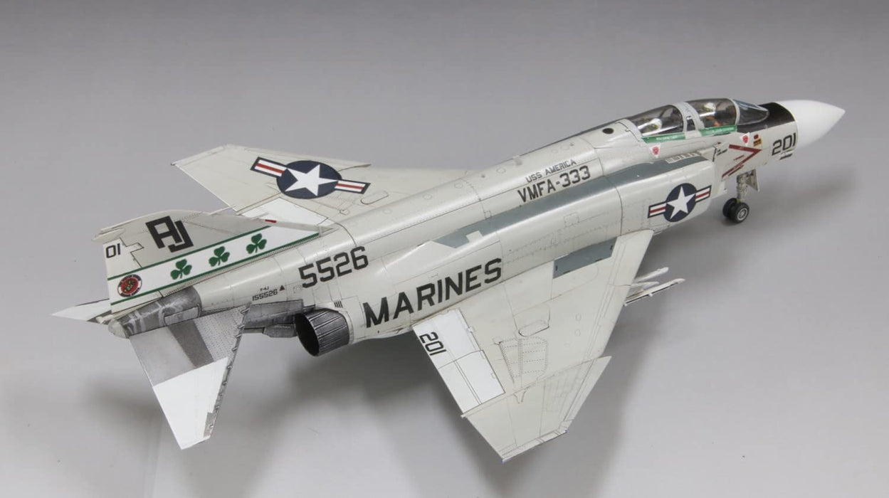 FINE MOLDS 1/72 Us Marine Corps F-4J Fighter Marines Limited Edition Special Equipment Plastic Model- Japan Figure Store - #1 Bring To You The Best Japanese Goods