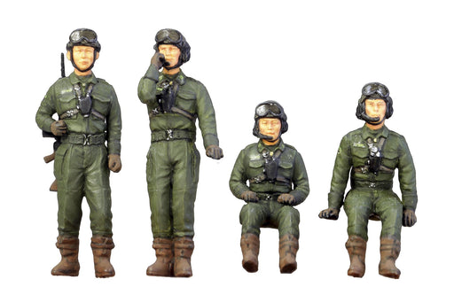 FINE MOLDS 1/35 Jgsdf Tank Crew Set 1965-1990 Plastic Model- Japan Figure Store - #1 Bring To You The Best Japanese Goods