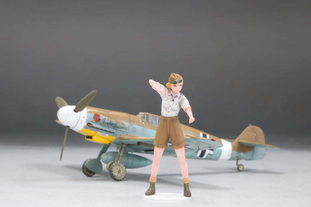 FINE MOLDS 1/35 Rekiso Otome Rosa With 1/72 Bf109 F-4 Trop Plastic Model- Japan Figure Store - #1 Bring To You The Best Japanese Goods