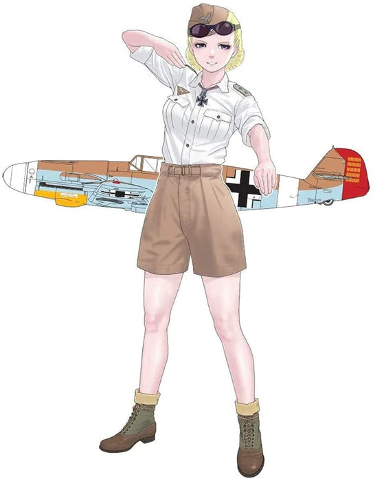 FINE MOLDS 1/35 Rekiso Otome Rosa With 1/72 Bf109 F-4 Trop Plastic Model- Japan Figure Store - #1 Bring To You The Best Japanese Goods