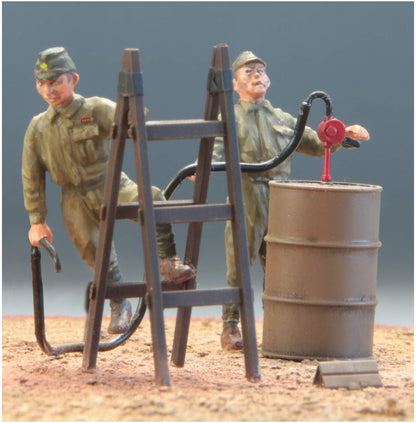 FINE MOLDS 1/48 Ija B-339 Buffalo With Maintenance Scene Set 1 Plastic Model- Japan Figure Store - #1 Bring To You The Best Japanese Goods