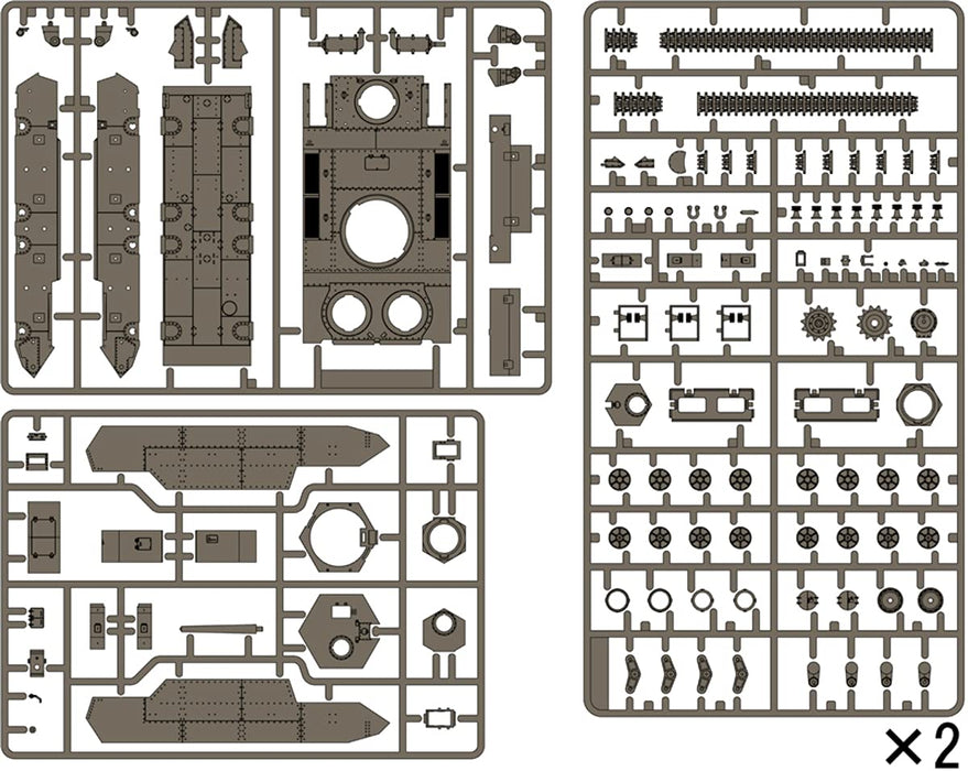 FINE MOLDS Fm44 Imperial Japanese Army Super Heavy Tank 150Ton 0-1 1/72 Scale Kit- Japan Figure Store - #1 Bring To You The Best Japanese Goods
