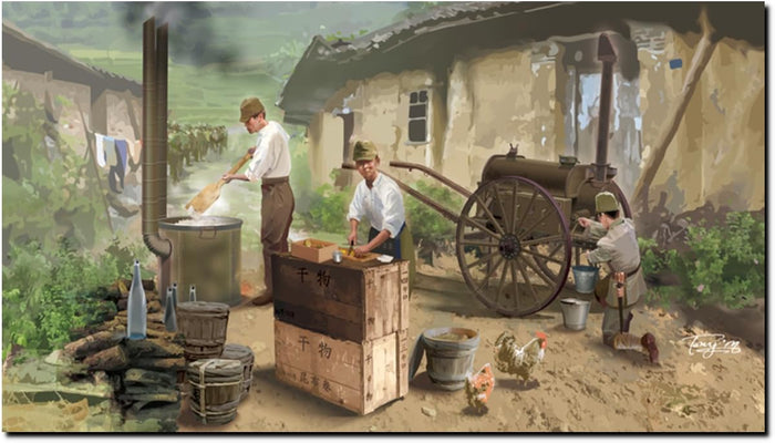 Fine Molds 1/35 Imperial Japanese Army Field Cooking Set Type 97 Boiler Car Plastic Model Fm61- Japan Figure Store - #1 Bring To You The Best Japanese Goods