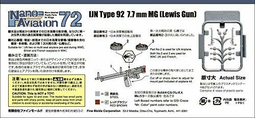 Fine Molds Na11 1/72 Type 92 7.7mm Machine Gun Lewis Gun Plastic Model Kit- Japan Figure Store - #1 Bring To You The Best Japanese Goods