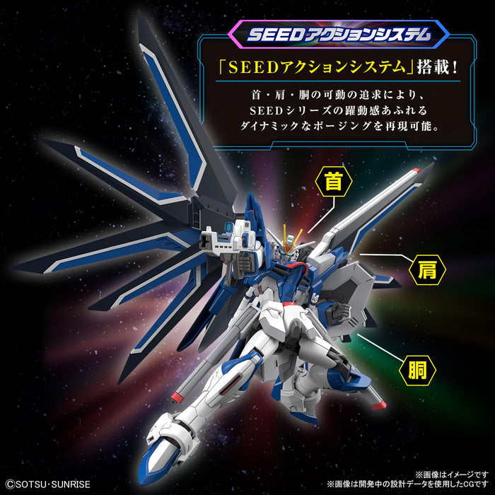 Bandai Spirits Freedom Gundam 1/144 2nd Order Hg Color-Coded Plastic Model- Japan Figure Store - #1 Bring To You The Best Japanese Goods