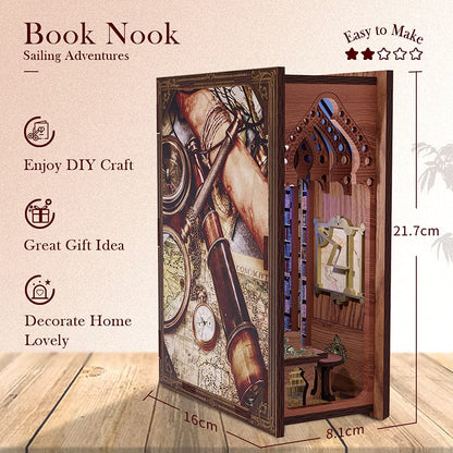 Fsolis Praying In Church 3D Wooden Puzzle Booknook Wooden Model Scene- Japan Figure Store - #1 Bring To You The Best Japanese Goods
