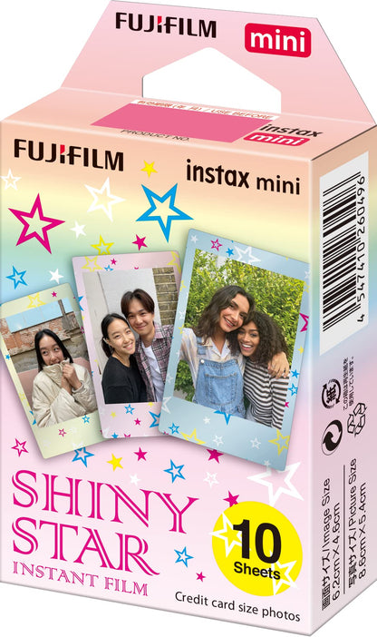 Instax Mini Star Ww1 Instant Camera Cheki Film 10 Sheets (Shiny Star).- Japan Figure Store - #1 Bring To You The Best Japanese Goods