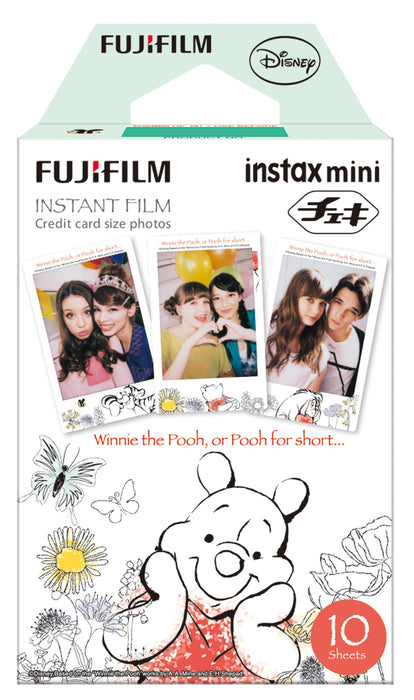 Instax Mini Pooh Ww1 Instant Camera Cheki Film 10 Sheets (Japan) - Winnie The Pooh- Japan Figure Store - #1 Bring To You The Best Japanese Goods