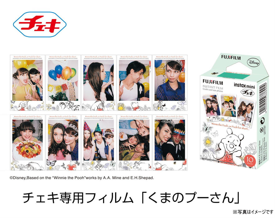 Instax Mini Pooh Ww1 Instant Camera Cheki Film 10 Sheets (Japan) - Winnie The Pooh- Japan Figure Store - #1 Bring To You The Best Japanese Goods