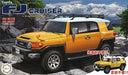 Fujimi 1/24 Toyota Fj Cruiser Two-tone Yellow Plastic Model Kit- Japan Figure Store - #1 Bring To You The Best Japanese Goods